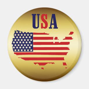 AIMANT MÉDAILLON DES ETATS-UNIS D'OR