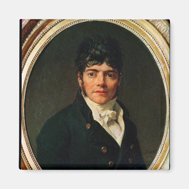 Aimant médaillon Portrait du Comte Esteve, 1804 (Devant)