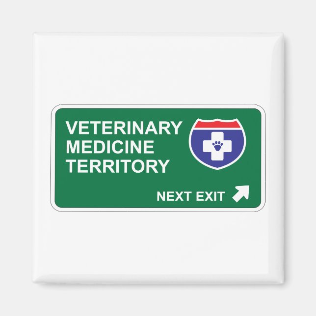 Aimant Médecine vétérinaire Prochaine sortie (Devant)