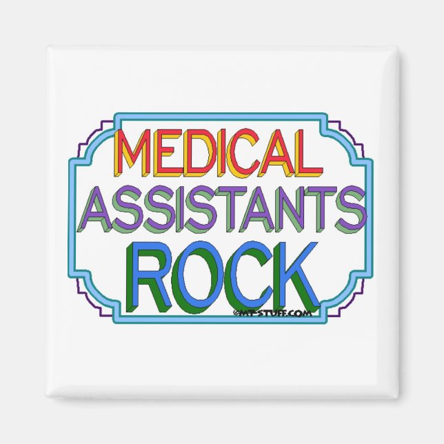 Aimant Médicale Assistants Rock (Devant)