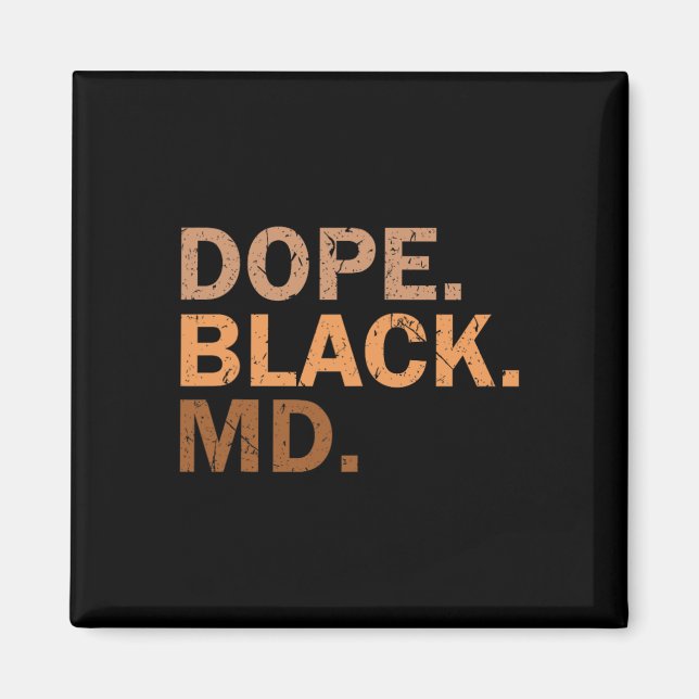 Aimant Médicament Black Md Melanin Black Mois Africain Mé (Devant)