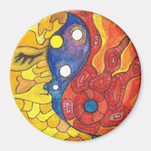 Aimant Medilludesign Moon Sun