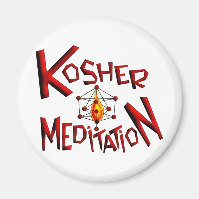 Aimant Méditation de Kosher (Devant)