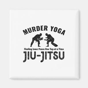 Aimant Méditation de meurtre Jiu-jitsu drôle Paix intérie