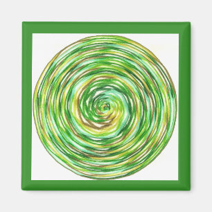 Aimant Méditation verte
