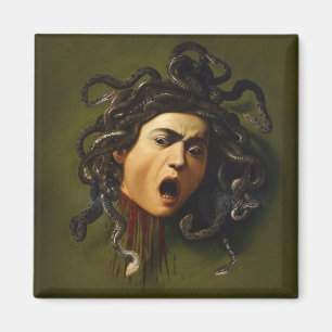 Aimant Medusa tête Caravaggio peinture art mythologie can