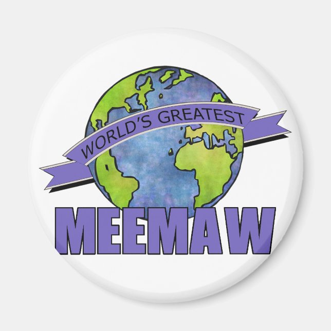 Aimant MéeMaw la plus géniale du monde (Devant)