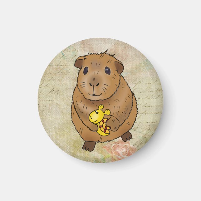 Aimant Meerscheinchen und Schnecke (Devant)