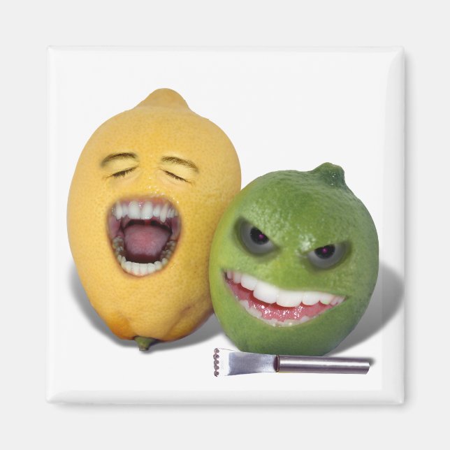 Aimant Méfiez-vous de la râpe à citron (Devant)