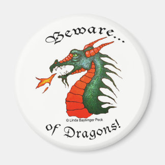 Aimant Méfiez-vous des dragons