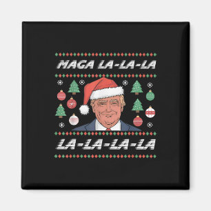 Aimant Mega La La Donald Trump Potus 47 Mauvais Noël