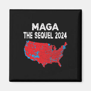 Aimant Mega La Sequel Président Trump 2024 Carte électora