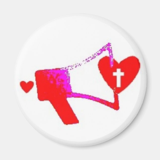 Aimant Mega Phone Heart (Devant)