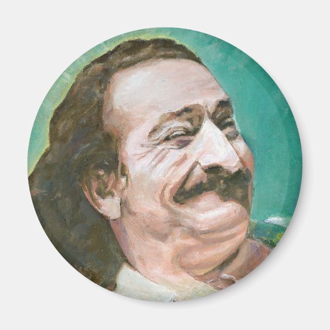 Aimant Meher Baba riant (Devant)