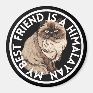 Aimant Meilleur ami Himalayan Chat