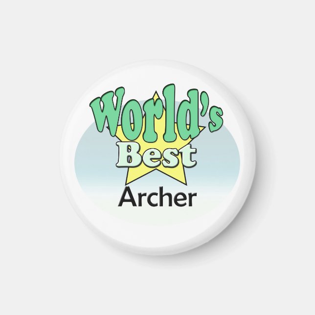 Aimant Meilleur Archer du monde (Devant)