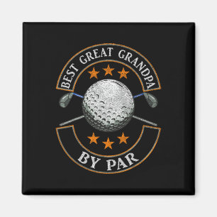 Aimant Meilleur Arrière Grand-Père Par Golf Amateur Sport