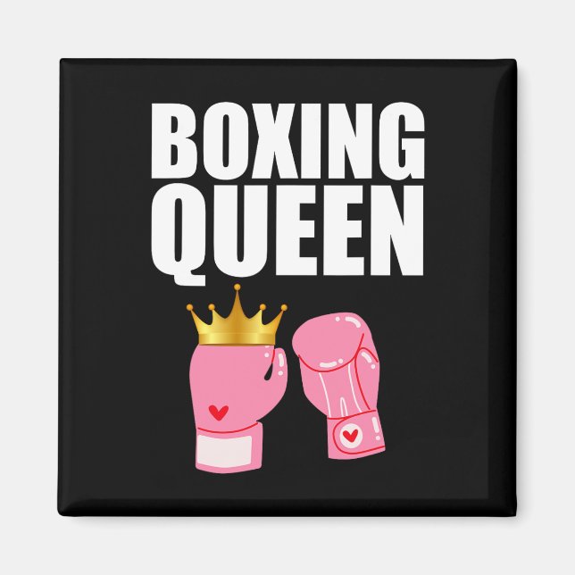 Aimant Meilleur art de boxe pour filles Gants de boxe pou (Devant)