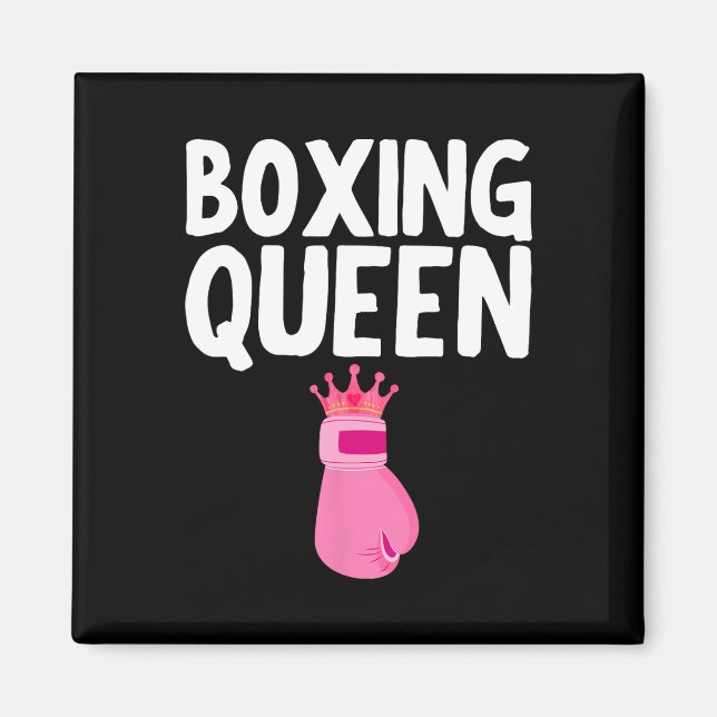 Aimant Meilleur art de boxe pour filles Gants de boxe pou (Devant)