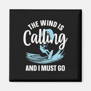 Aimant Meilleur Art de Kitesurf pour Hommes Femmes Kitebo