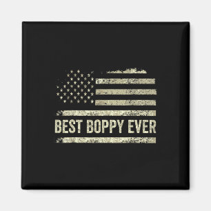 Aimant Meilleur Boppy jamais avec nous American Flag Fête