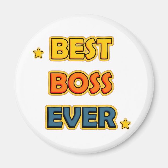 Aimant Meilleur Boss (Devant)