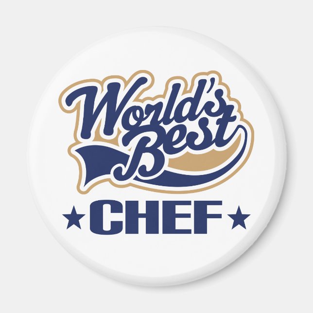 Aimant Meilleur Chef du monde (Devant)
