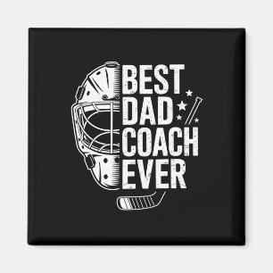 Aimant Meilleur coach de hockey papa jamais Coach de hock