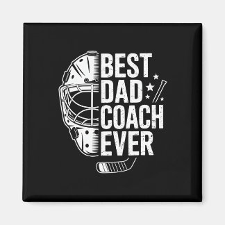 Aimant Meilleur coach de hockey papa jamais Coach de hock