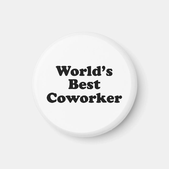 Aimant Meilleur collègue au monde (Devant)