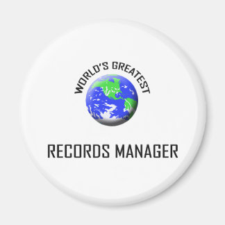 Aimant Meilleur gestionnaire de disques du monde