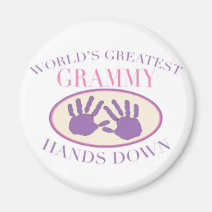 Aimant Meilleur Grammy Haut la Main T-shirt