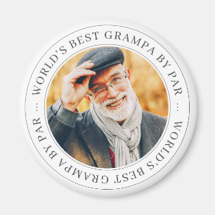 Aimant Meilleur Grampa du monde par Par Classic Photo sim