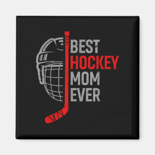 Aimant Meilleur Hockey Maman Jamais Drôle Hockey - Fête d