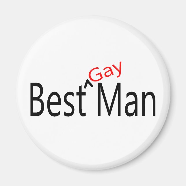 Aimant Meilleur homme gay (Devant)