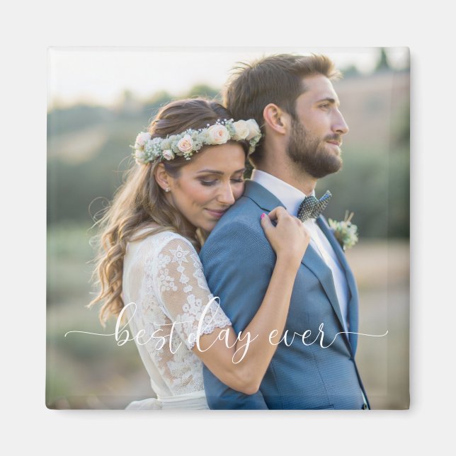 Aimant Meilleur Jour de Mariage   (Devant)