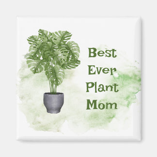 Aimant Meilleur Jour Plante Maman Citer Houseplant Monste