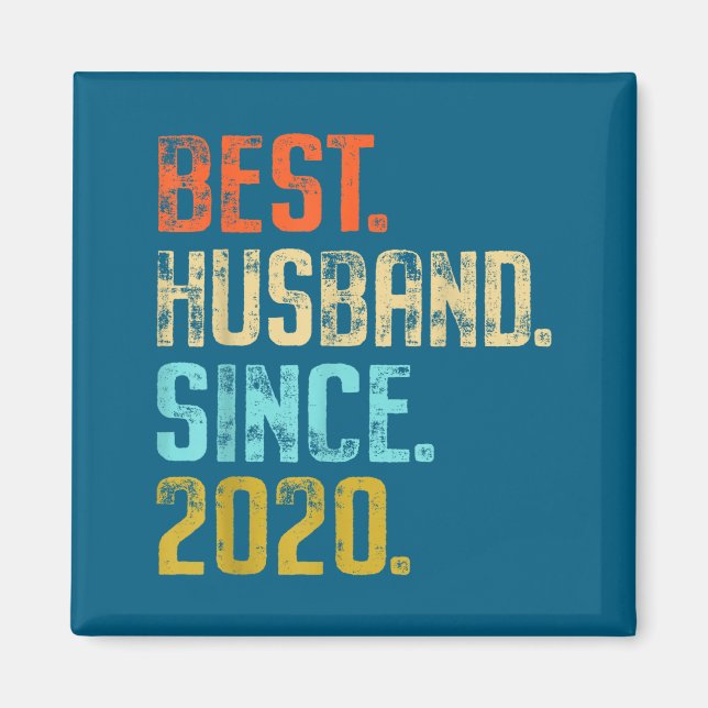 Aimant Meilleur mari de l'année depuis 2020 5 Mariage (Devant)