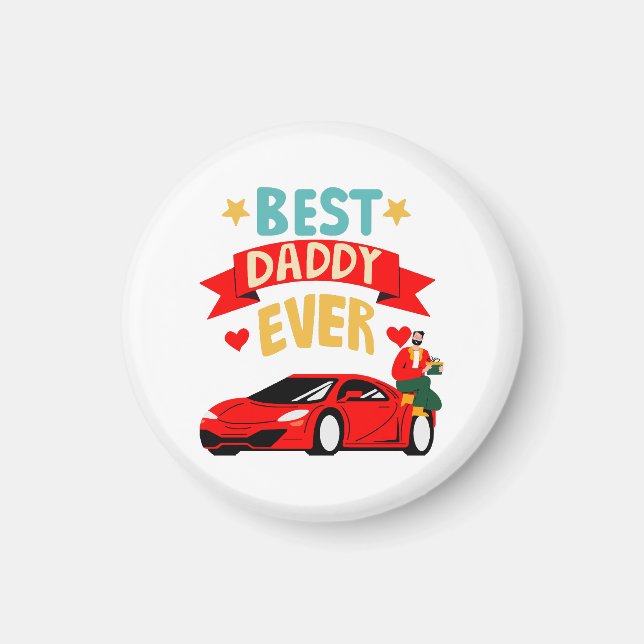 Aimant Meilleur Papa de tous les temps (Devant)