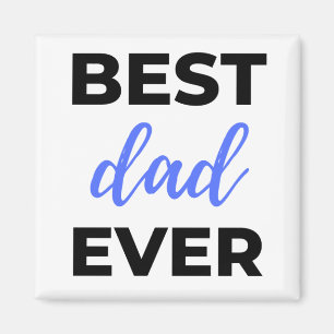 Aimant Meilleur papa jamais noir