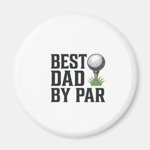 Aimant Meilleur Papa Par Golf Fête Des Pères Design Vinta