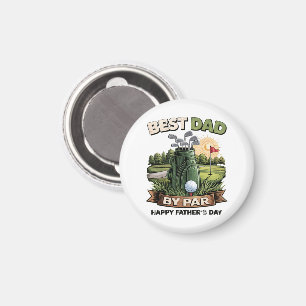 Aimant Meilleur Papa Par Golf Papa Drôle