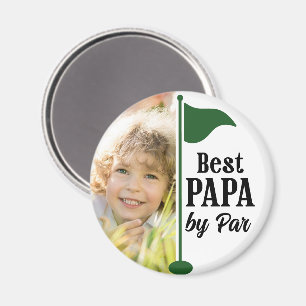 Aimant Meilleur Papa par Photo Golf Drapeau