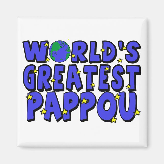 Aimant Meilleur Pappou du Monde (Devant)