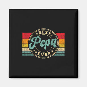 Aimant Meilleur Pepa jamais Vintage Père rétro &#; s Jour