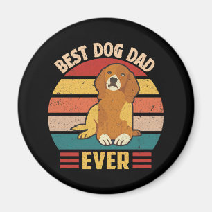 Aimant Meilleur père de chien jamais