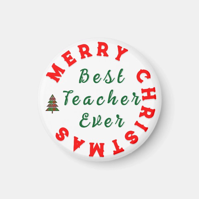 Aimant Meilleur Professeur Cadeau - Remerciement aux Prof (Devant)
