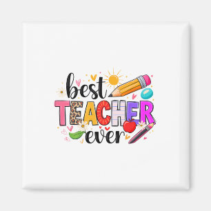 Aimant Meilleur Professeur De Retour À L'école Mignon Ens