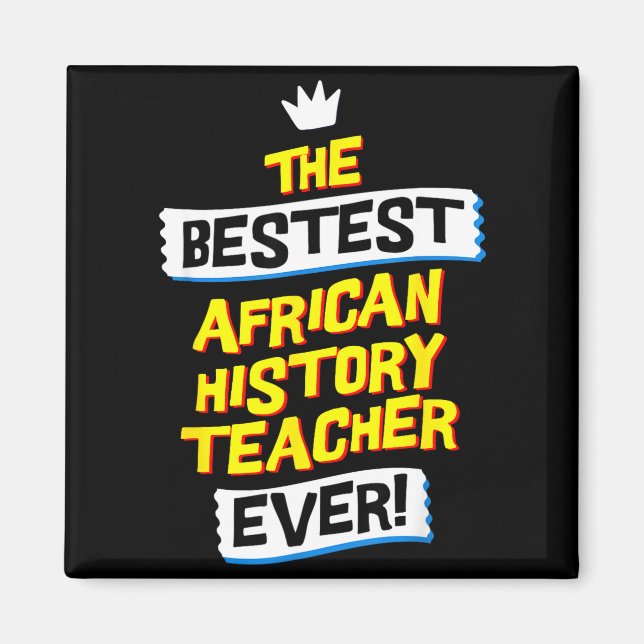 Aimant Meilleur professeur d'histoire africaine, métier d (Devant)