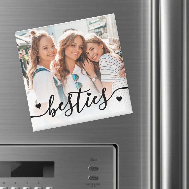 Aimant Meilleur souvenir photo d'amis (Best Friends Photo Keepsake Magnet )
